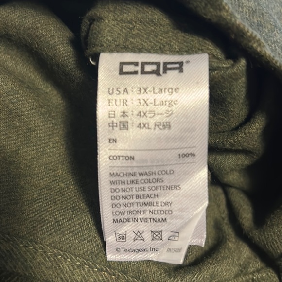 Flannel shirt, olive green men’s XXXL - Picture 2 of 4